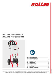 Roller Solar-Control I 80 Instruction Manual