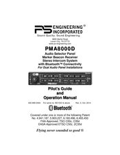 PS Engineering PMA8000D Pilot's Manual And Operation Manual