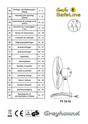 Casa Fan SafeLine GreyHound Series Mounting And Operating Manual