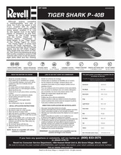REVELL Tiger Shark P-40B Manual