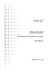 Pro-X XW-HDU03TX User Manual