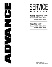 Advance acoustic Hydro-Retriever 4500 463408 Service Manual