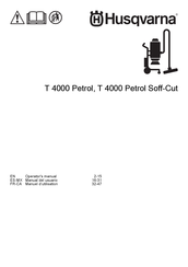 Husqvarna T 4000 Petrol Operator's Manual
