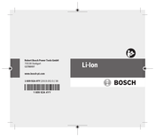 Bosch 1 609 92A 4YY Manual