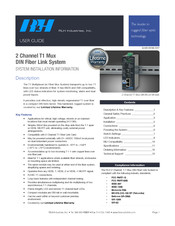 RLH Industries T1 Mux User Manual