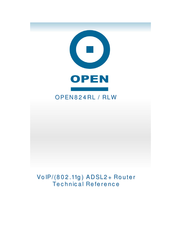 Open 824RLW Technical Reference