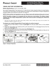 Pride Mobility Jazzy Passport Battery Installing Manual
