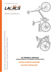 Shinga Lacros SCAMPER S400 Original Manual