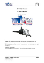 WilTec 760 Operation Manual