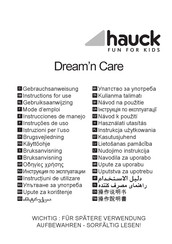 Hauck Dream'n Care Instructions For Use Manual