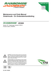 Jacobsen ransomes hr3806 Maintenance And Parts Manual