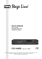 IMG STAGELINE CD-160DJ Instruction Manual