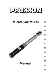 Proxxon MicroClick MC 15 Manual