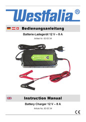 Westfalia 83 63 34 Instruction Manual