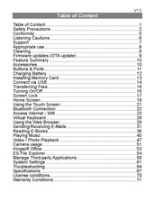 Odys Junior TAB 8 Pro User Manual