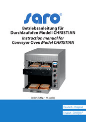 saro CHRISTIAN Instruction Manual