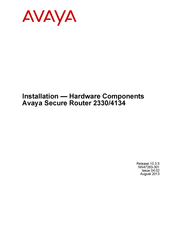 Avaya Secure Router 4134 Hardware Installation