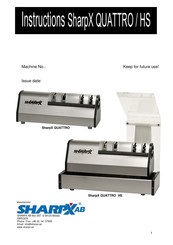 SharpX QUATTRO HS Instructions Manual