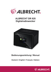 Albrecht DR 825 Manual