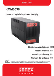Intex KOM0036 User Manual