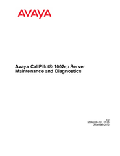 Avaya callpilot 1002rp Maintenance And Diagnostics
