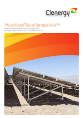 Clenergy PV-ezRack SolarTerraceIII-A Planning And Installation