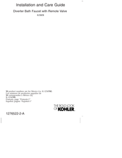 Kohler K-73078 Installation And Care Manual
