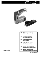 Mannesmann 17050 Instruction Manual
