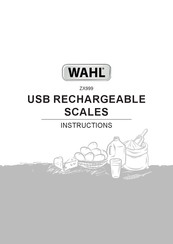 Wahl ZX999 Instructions Manual