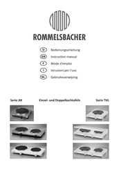 Rommelsbacher AK 2099E Instruction Manual