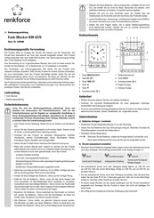 Renkforce KW-9270 Operating Instructions Manual