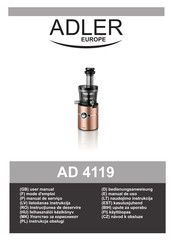 Adler europe AD 4119 User Manual