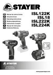 stayer ISL18 Operating Instructions Manual