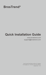 BROSTREND AC2 Quick Installation Manual