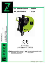 Zipper Mowers ZI-WP700H Operation Manual