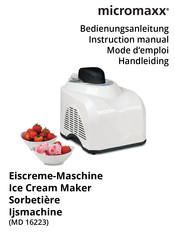 Micromaxx MD 16223 Instruction Manual