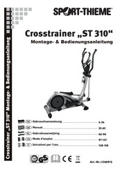 Sport-thieme ST 310 Manual