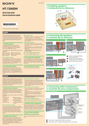 Sony HT-7200DH Quick Setup Manual