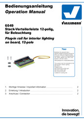 Viessmann 6049 Operation Manual