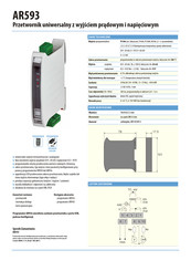 APAR AR593 User Instructions