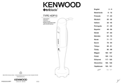 Kenwood triblade HDP10 Instructions Manual