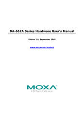 Moxa Technologies DA-662A Series Hardware User Manual