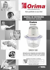 Orima Picadora ORCH 109 Instruction Manual