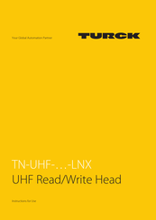 turck TN-UHF-Q180L300-CHN-LNX Instructions For Use Manual