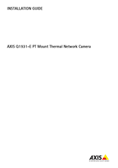 Axis AXIS Q1941-E PT Installation Manual