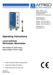 afriso Minimelder Operating Instructions Manual