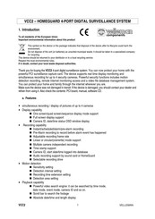 Velleman HOMEGUARD VCC2 Manual
