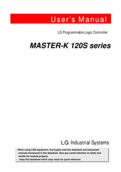 Lg MASTER-K 120S Series User Manual