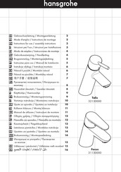 Hans Grohe Focus 31130000 Instructions For Use/Assembly Instructions
