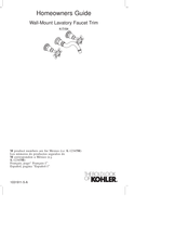 Kohler K-T154 Homeowner's Manual